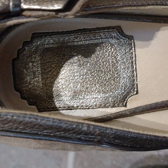 Christian Dior grey taupe taupe gun metal suede platform heel Size 35.5 - Picture 2 of 10